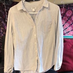 SPRING SALE!! Striped button-down collared shirt